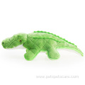 Plush crocodile chameleon molar dog toy with sound